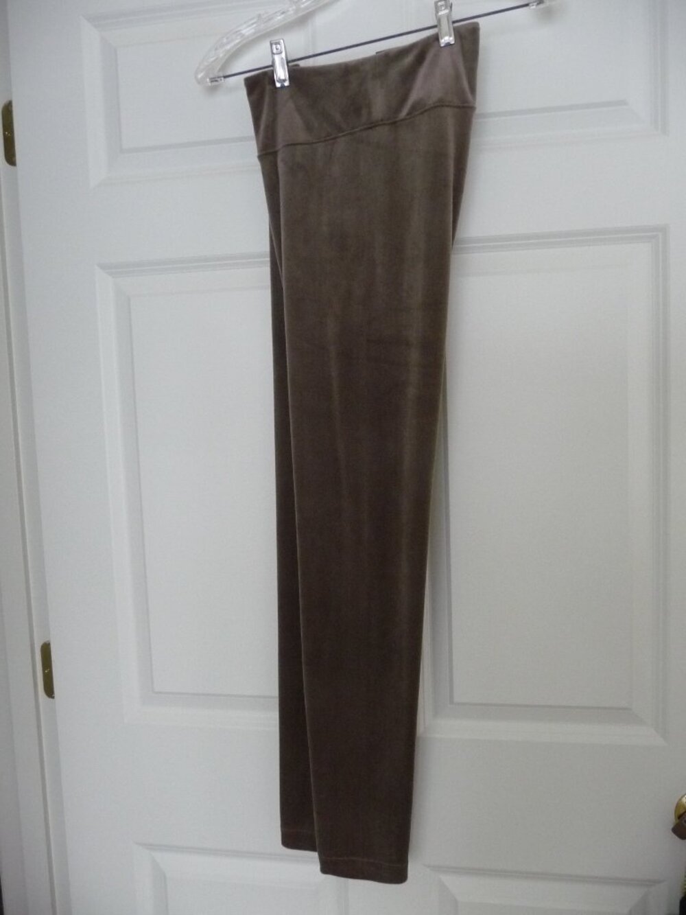 NEW WITH TAG J JILL PURE JILL MOCHALATTE VELVET VELOUR LEGGINGS SIZE: EXTRA SMAL